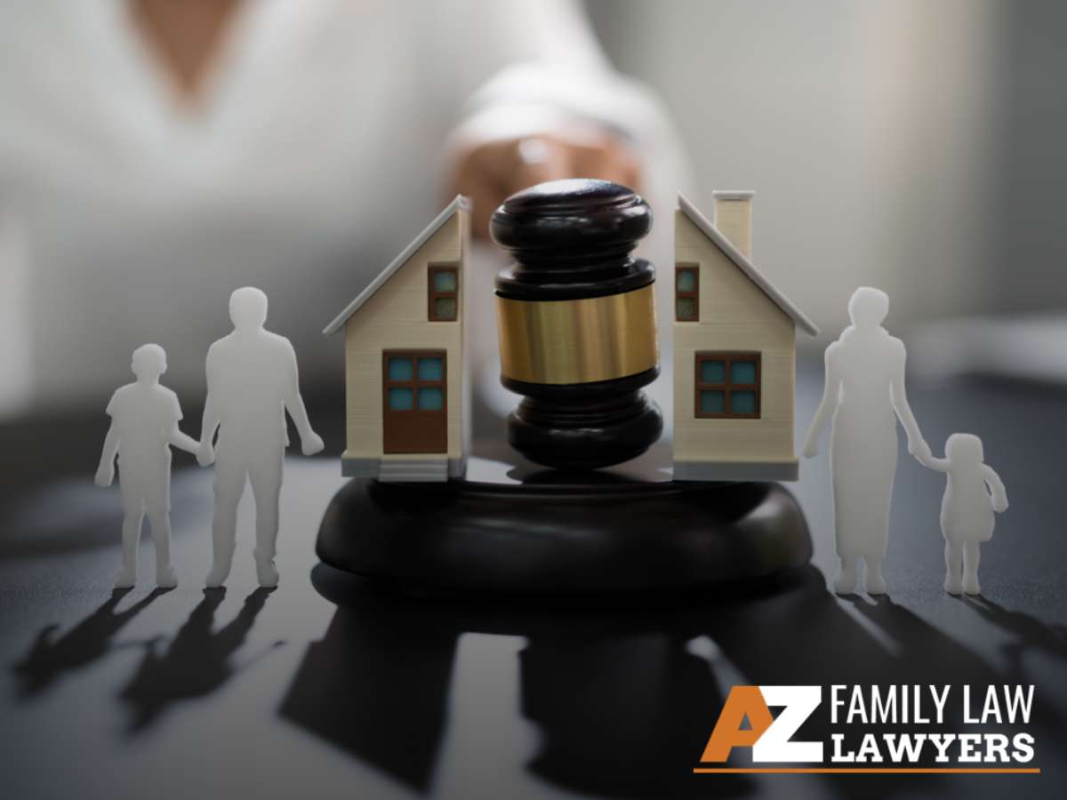 Dividing properties equally in an Arizona divorce.